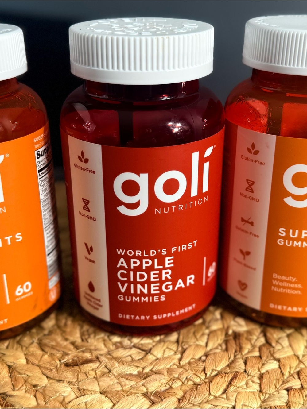 goli Nutrition Red Apple Cider Vinegar Gummies - Daily Wellness Supplement